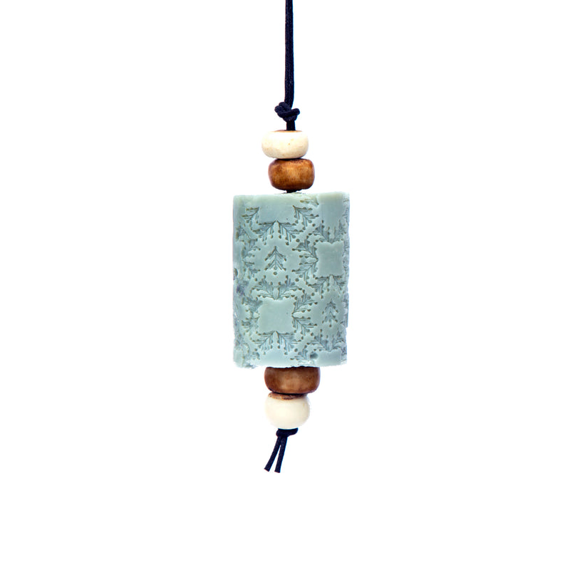 Eucalyptus  Oriental Soap on a Rope. The Marrakech hanging Jewel. Moroccan resin beads