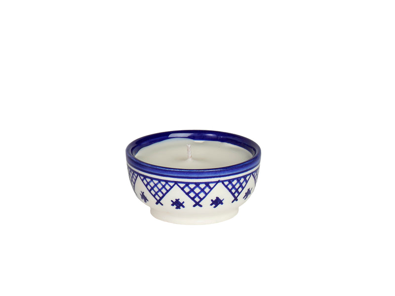 Bergamot Scented Moroccan Ceramic Candle 