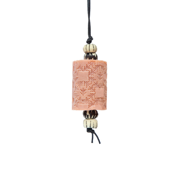 Wild Geranium  Oriental Soap on a Rope. The Marrakech hanging Jewel. Moroccan resin beads 